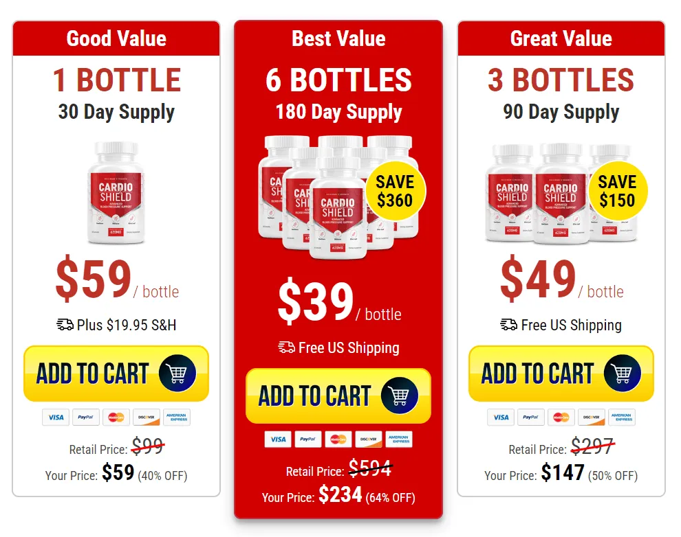 cardio shield Price